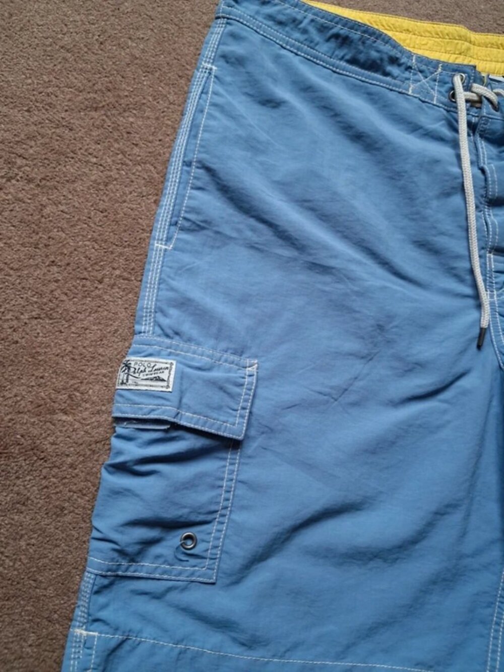 Polo Ralph Lauren Vintage Cargo Swim Board Shorts - Picture 3 of 5